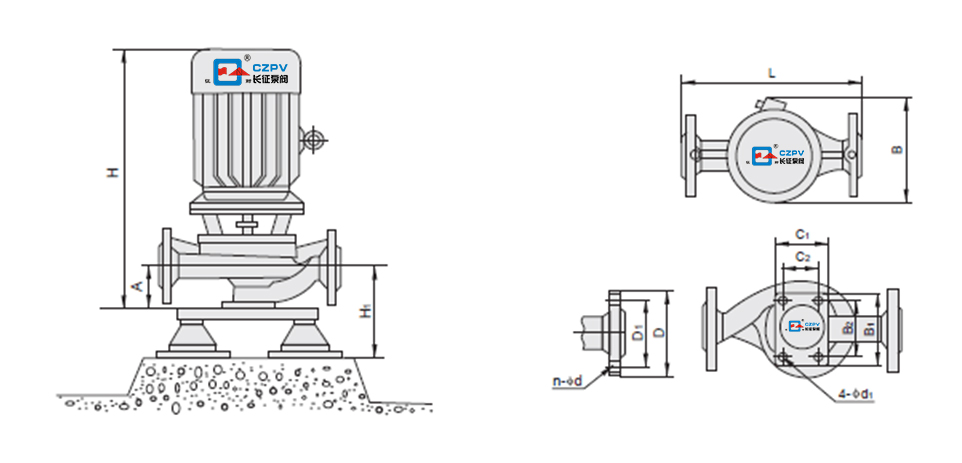 立式循環(huán)水泵 立式循環(huán)水泵